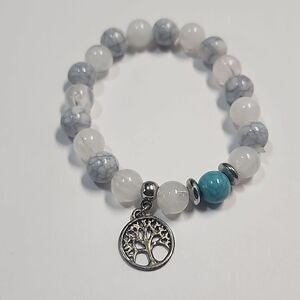 Tree of Life Charm Stretch Bracelet